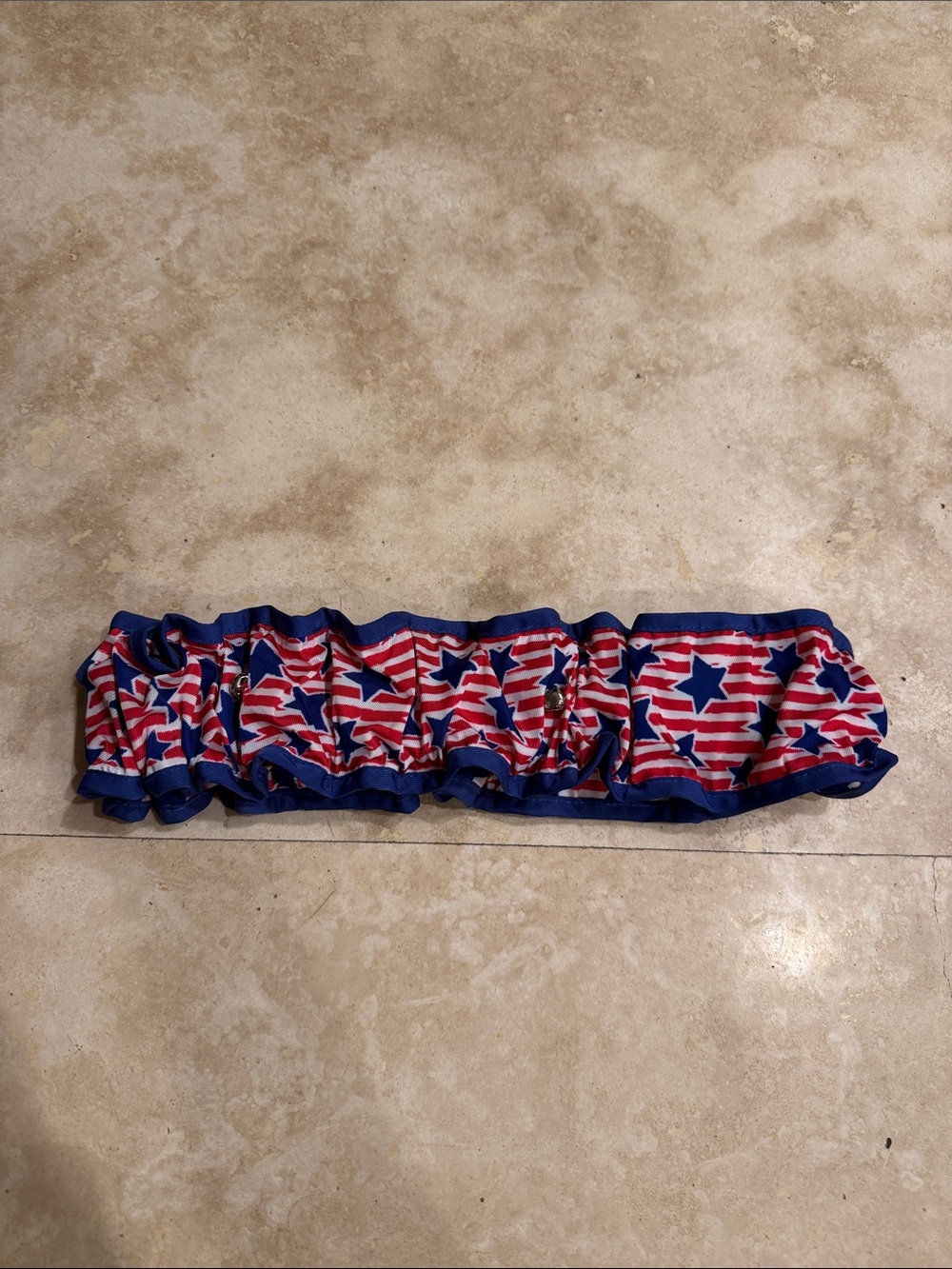 Dog collar with Stars - Red, White & Blue